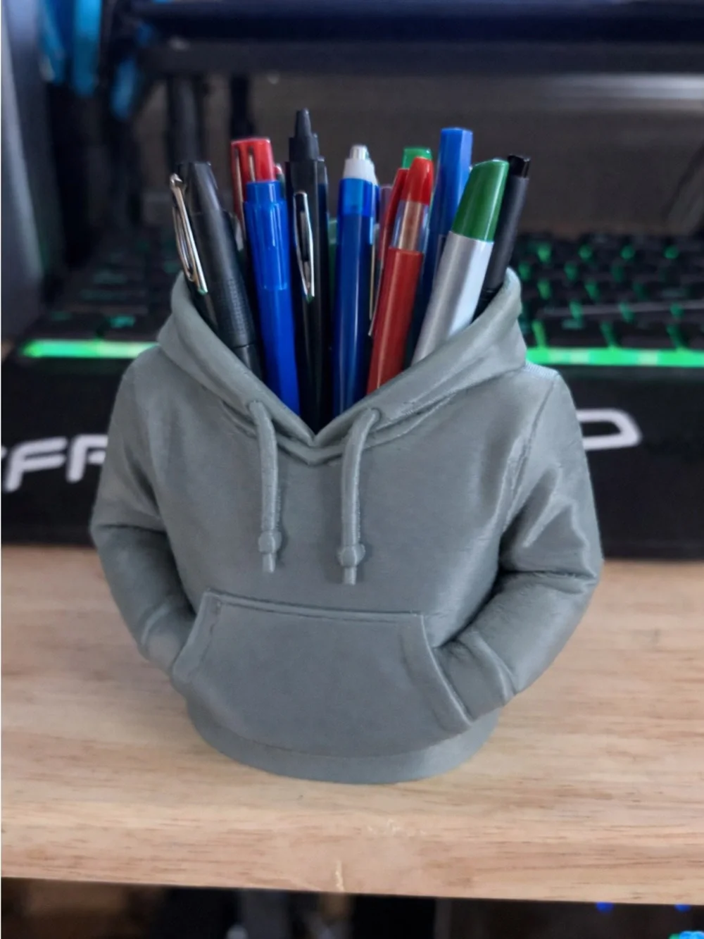 Hoodie Desk Pen Holder
